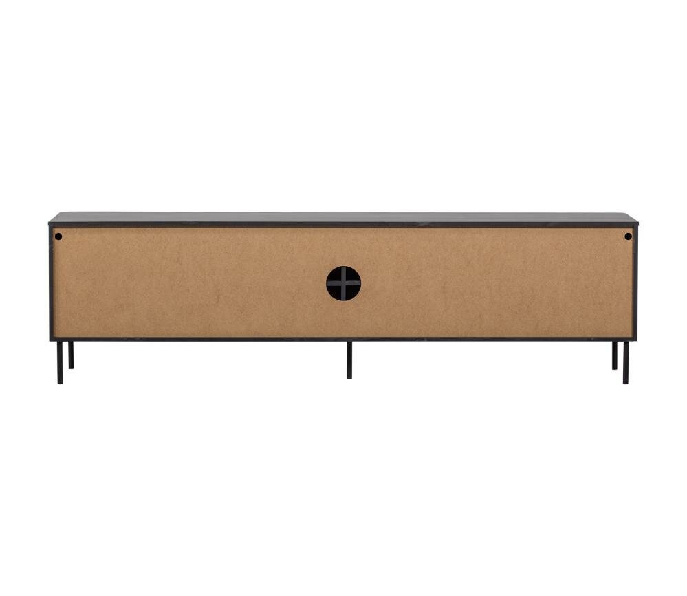 WOOOD Gunnar TV Meubel 200 cm Mat Zwart