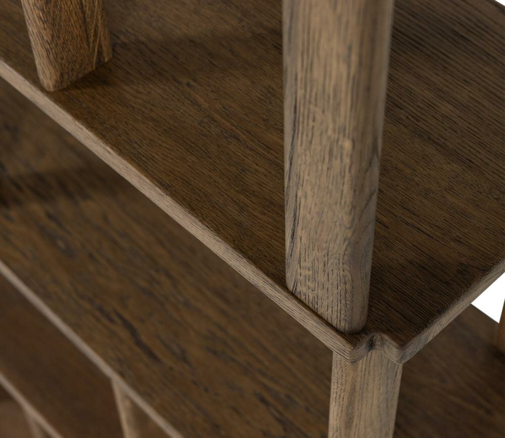 WOOOD Riss Boekenkast Eikenhout 186x90 Naturel