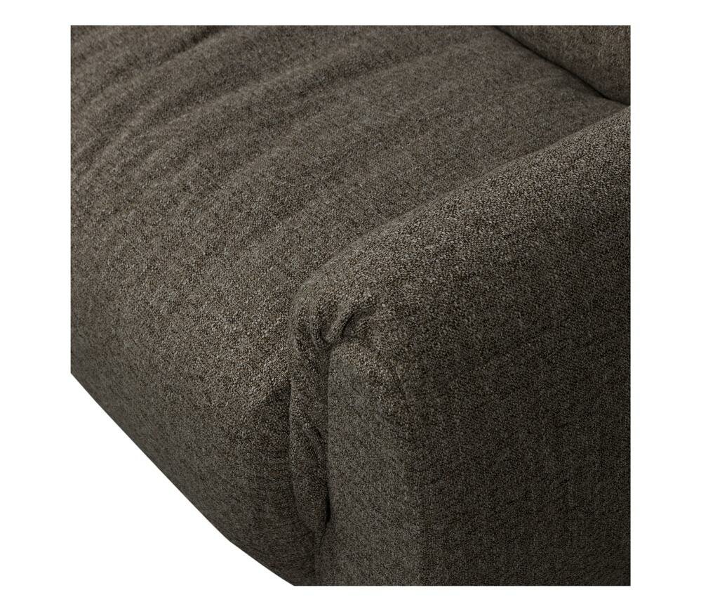 WOOOD Baggy 2-zits Bank Geweven Stof Warmgrijs Melange