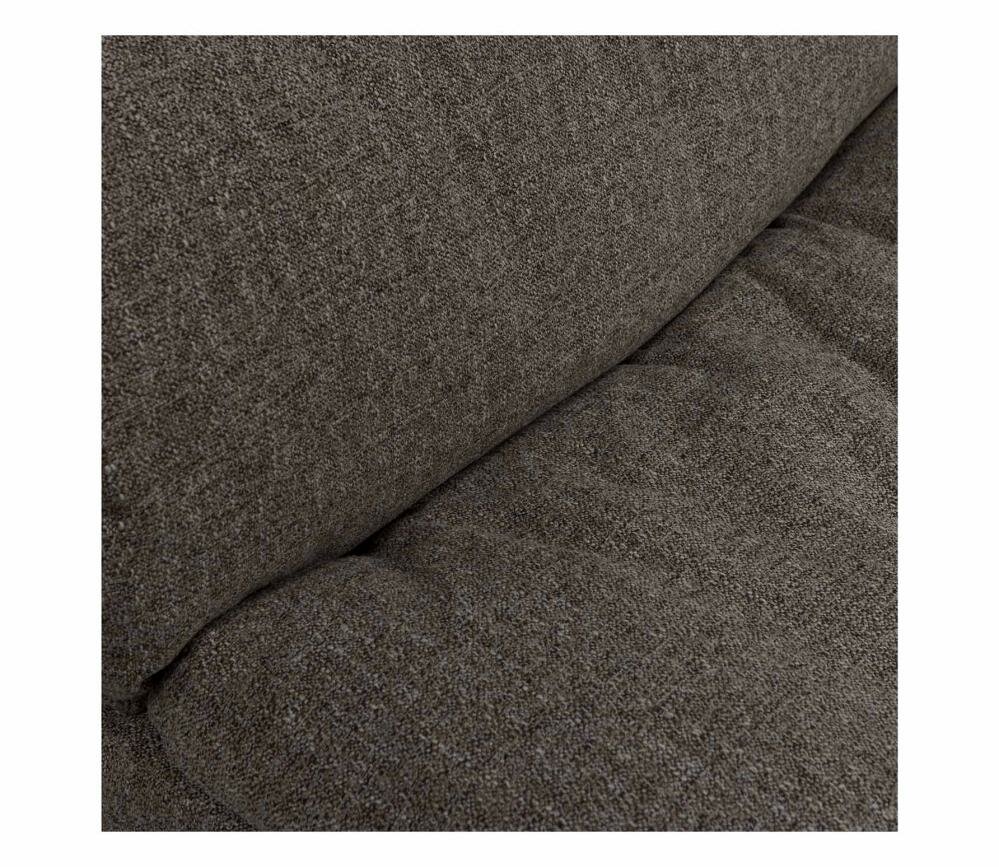 WOOOD Baggy 2-zits Bank Geweven Stof Warmgrijs Melange