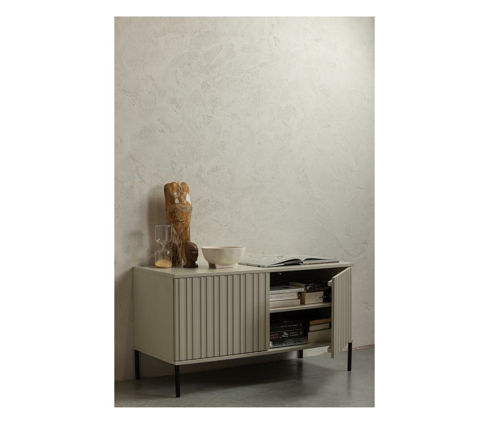 WOOOD New Gravure TV Meubel 100cm Grenen Dust