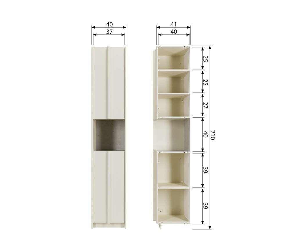 WOOOD Basu Smalle Kast 40cm Grenen Dust