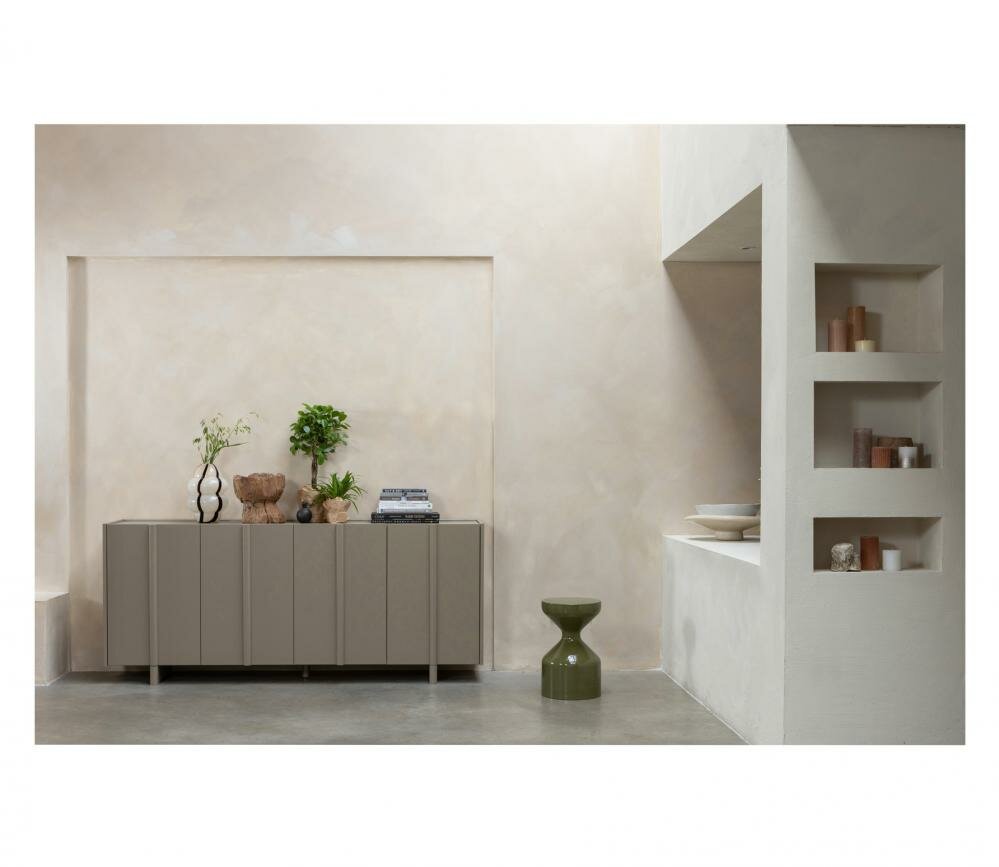 WOOOD Basu Dressoir Grenen Mud
