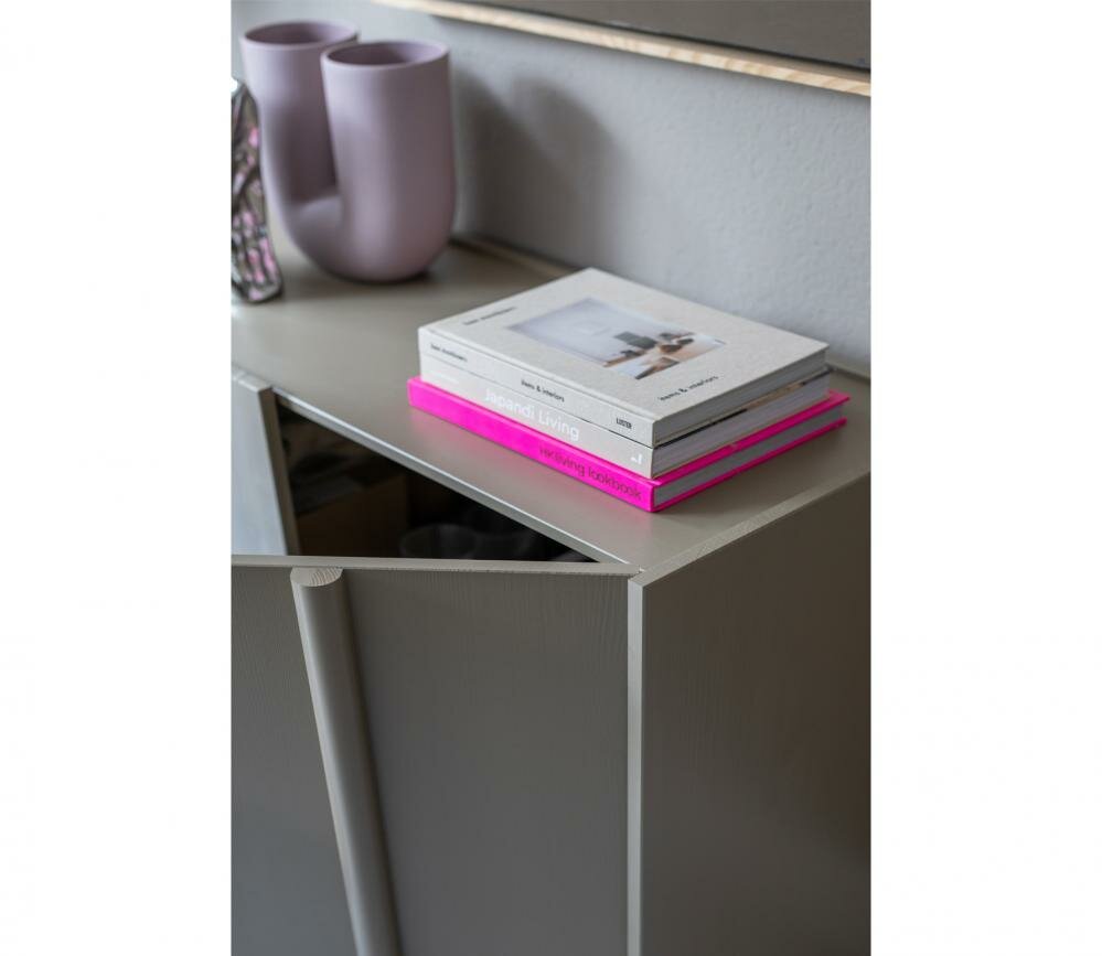 WOOOD Basu Dressoir Grenen Mud
