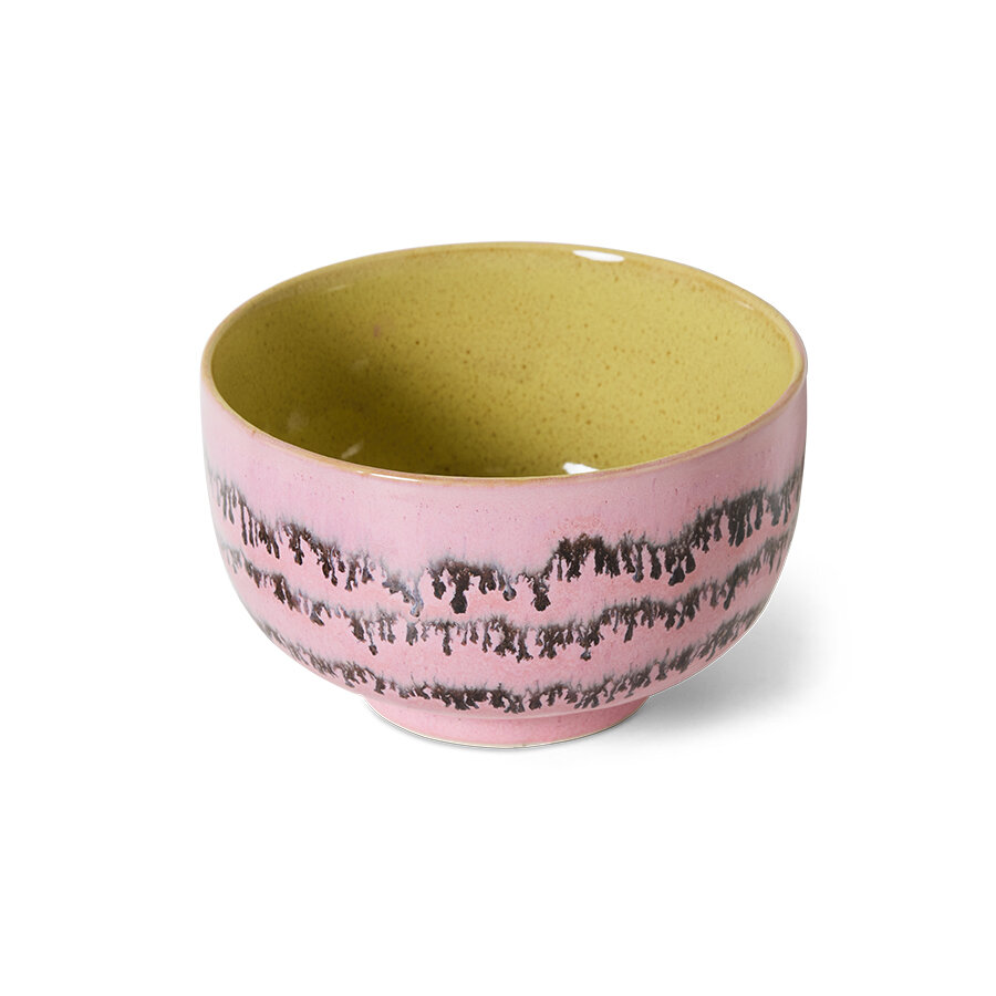 HKLIVING 70's ceramics Noodle Bowl Bubble