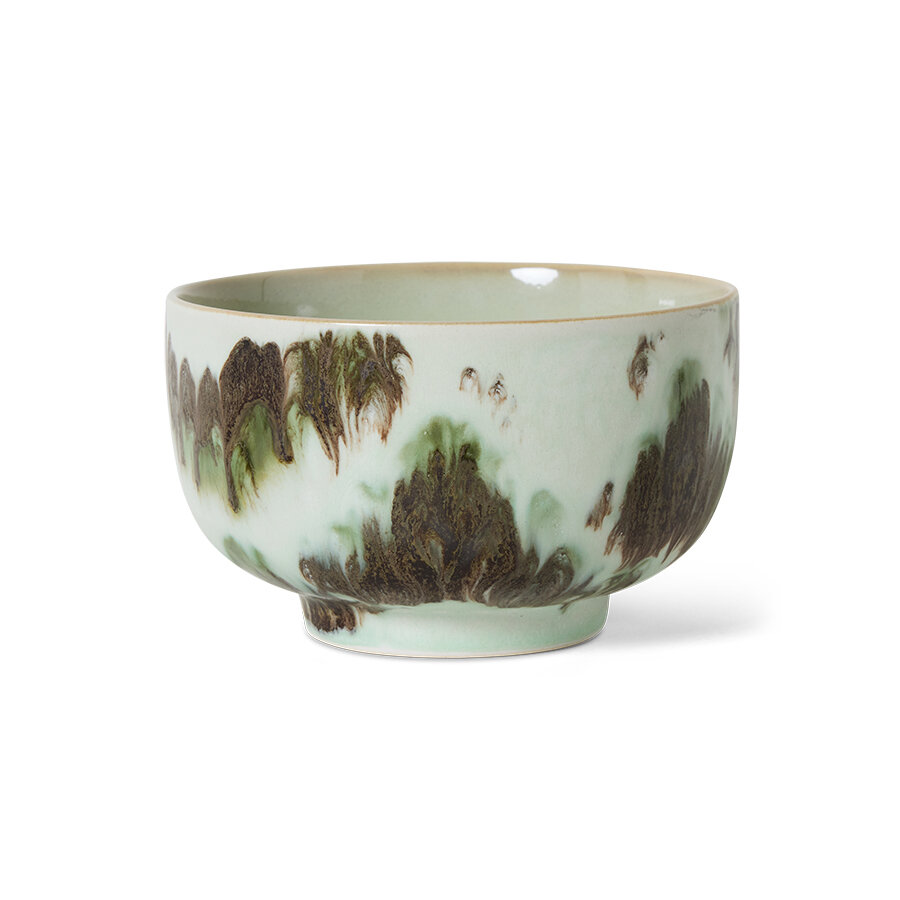 HKLIVING 70's ceramics Noodle Bowl Tide