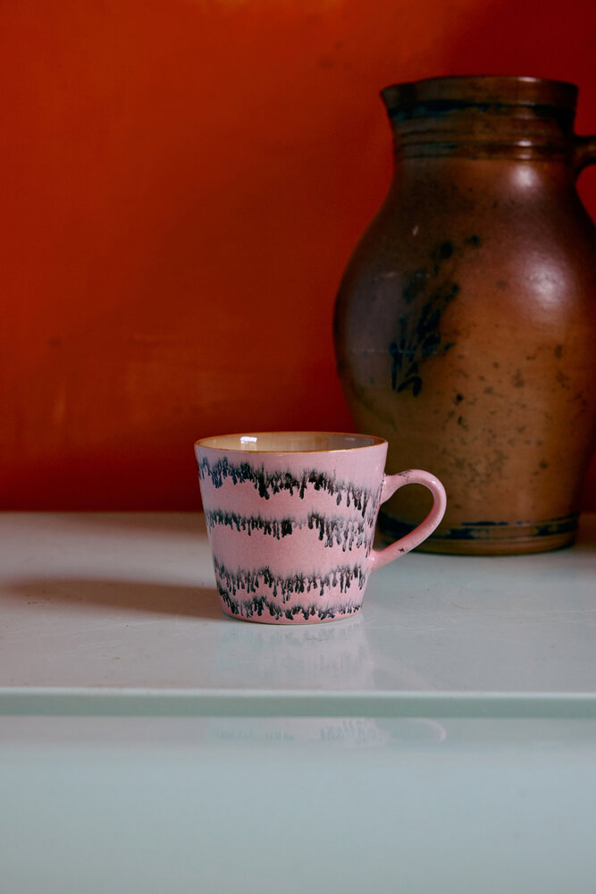 HKLIVING 70's ceramics Cappuccino Mugs Bubble