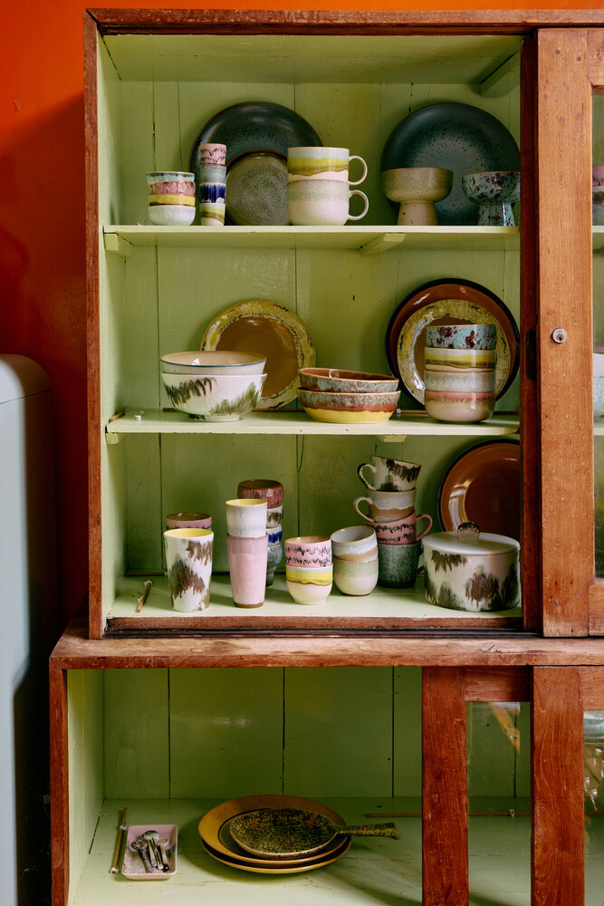 HKLIVING 70's ceramics Latte Mug Petal