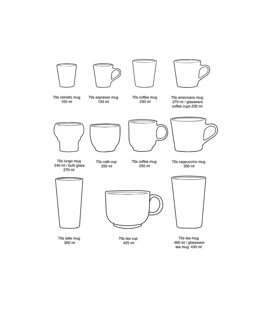 HKLIVING 70's ceramics Coffee Mug Slush