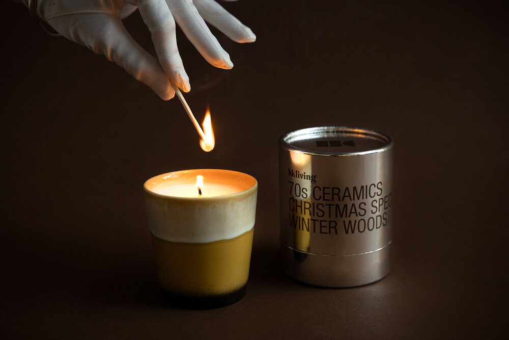 HKLIVING 70s ceramics Christmas special winter woods