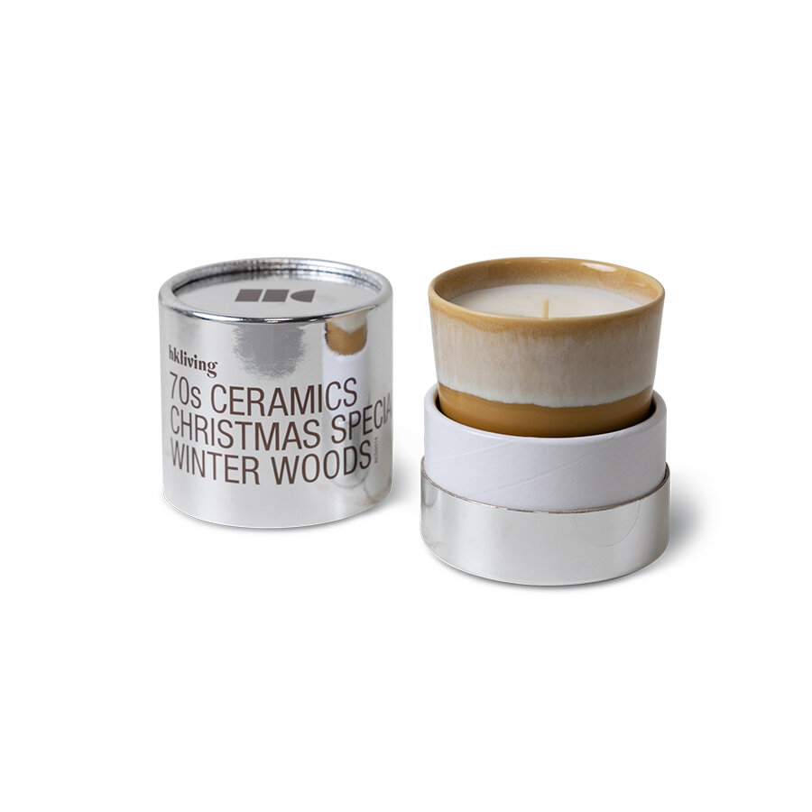 HKLIVING 70s ceramics Christmas special winter woods