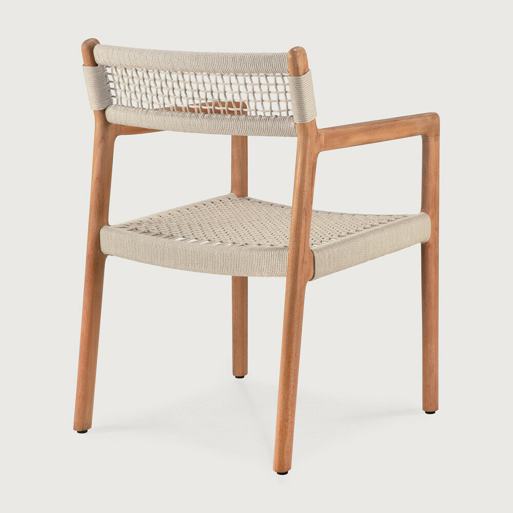 Ethnicraft Jack Woven outdoor Stoel Zonder Kussen