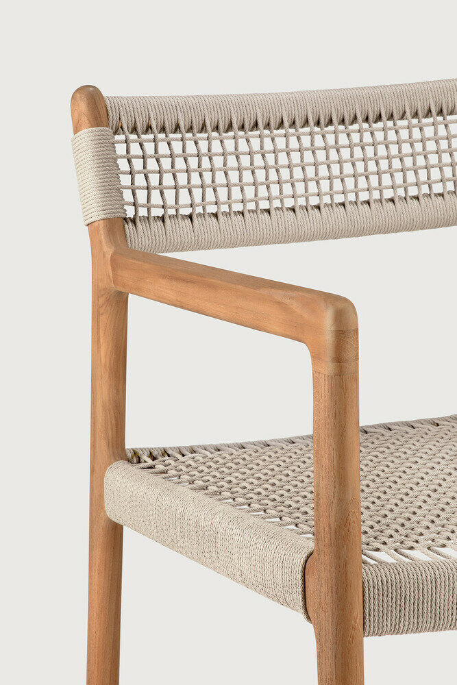 Ethnicraft Jack Woven outdoor Stoel Zonder Kussen
