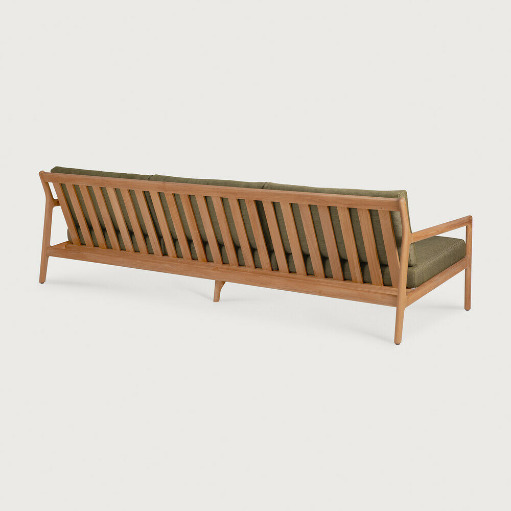 Ethnicraft Jack Outdoor Bank 3-Zits Green