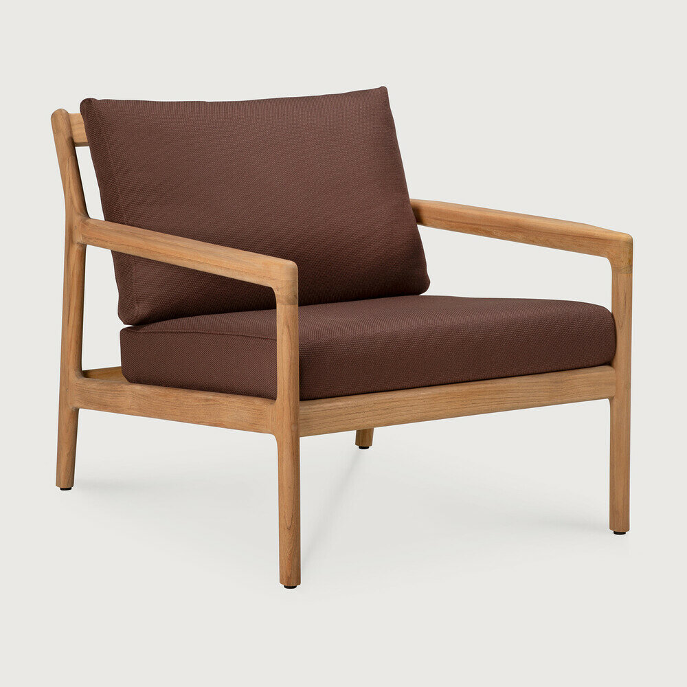 Ethnicraft Jack Outdoor Loungestoel Burgundy