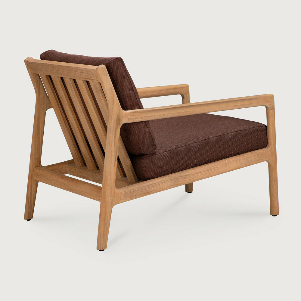 Ethnicraft Jack Outdoor Loungestoel Burgundy