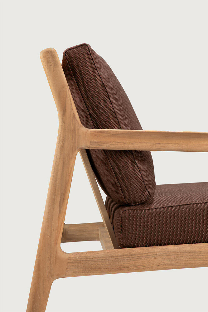 Ethnicraft Jack Outdoor Loungestoel Burgundy