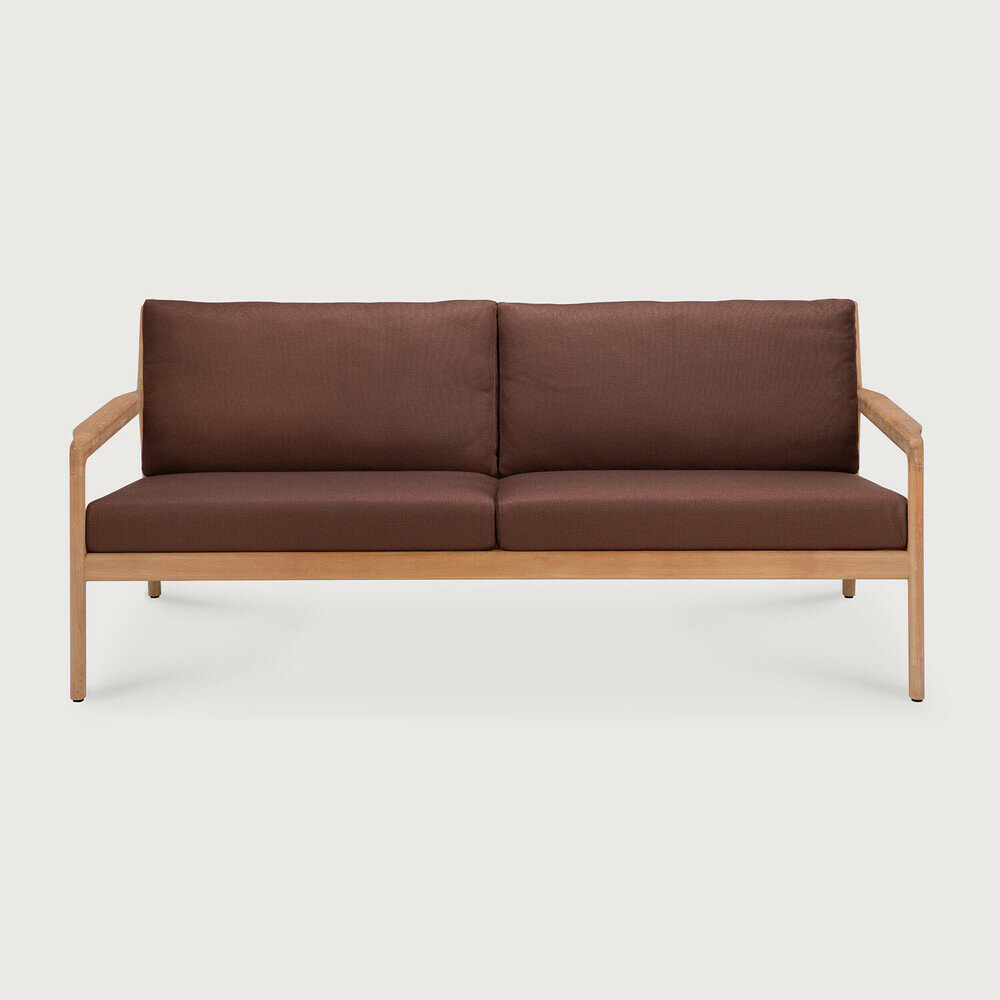 Ethnicraft Jack Outdoor 2-Zits Bank Burgundy
