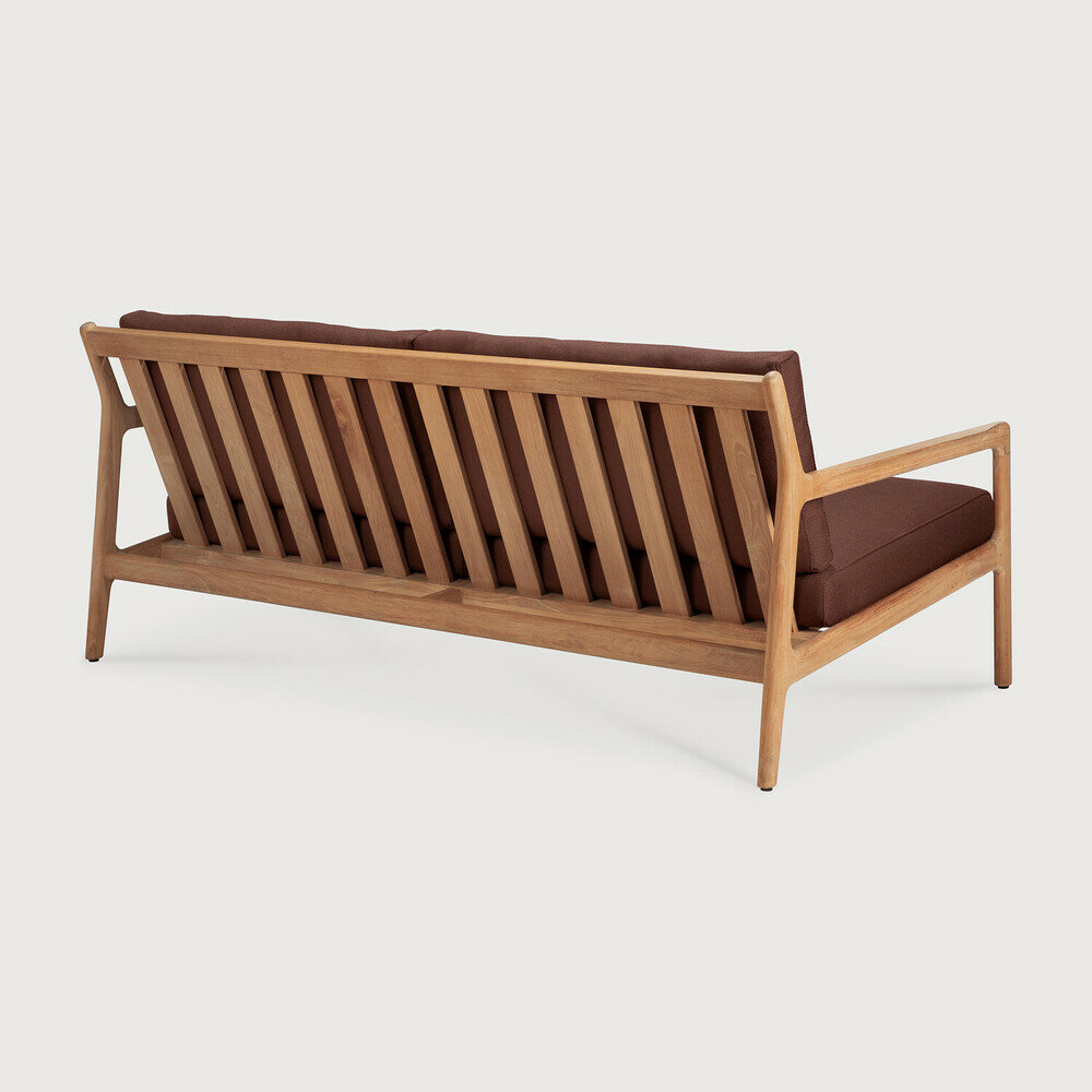 Ethnicraft Jack Outdoor 2-Zits Bank Burgundy