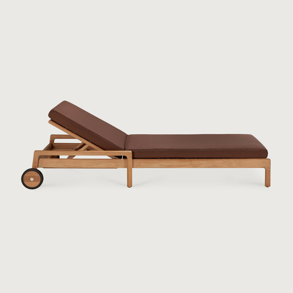 Ethnicraft Jack Outdoor Verstelbaar Ligbed Burgundy
