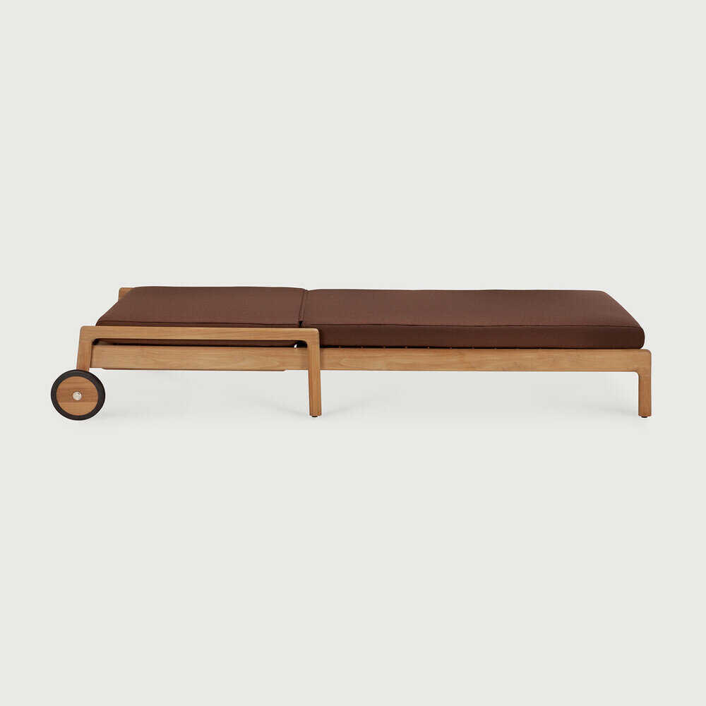 Ethnicraft Jack Outdoor Verstelbaar Ligbed Burgundy