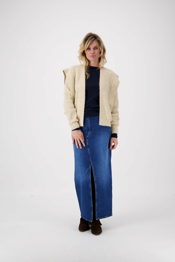 Zusss vest met schouder detail