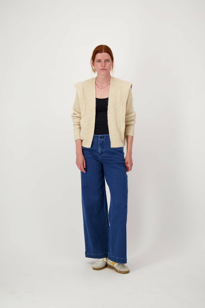 Zusss vest met schouder detail