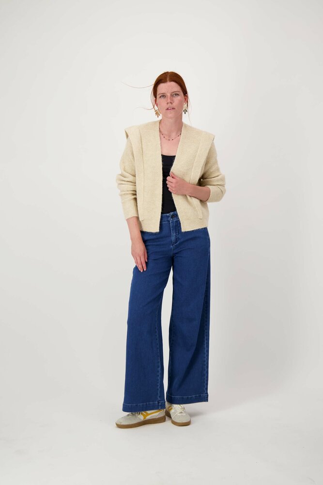 Zusss vest met schouder detail