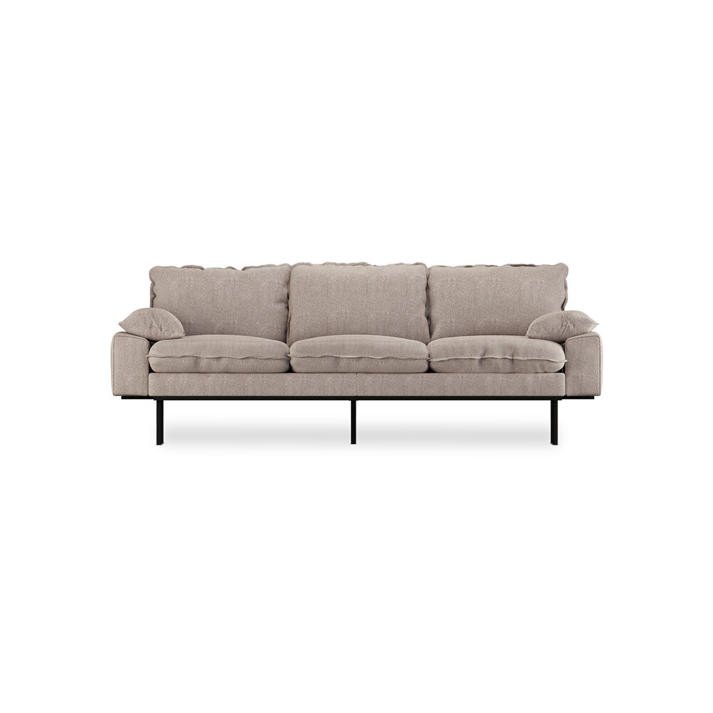 HKliving retro sofa 3 seats Sneak, Beige