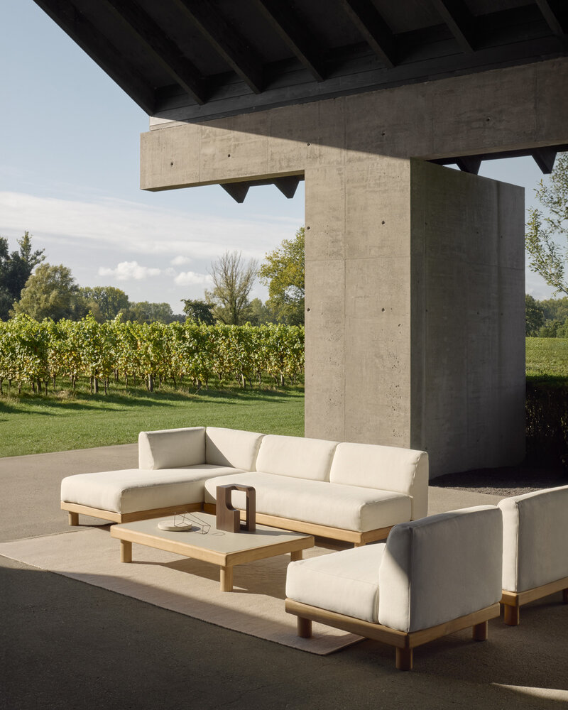 Ethnicraft Monocle Outdoor Modulaire Sofa 2 Seater