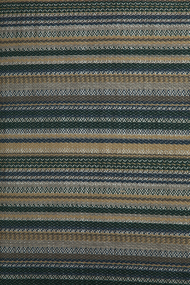 Ethnicraft Outdoor Zahara Poef Blue Stripe