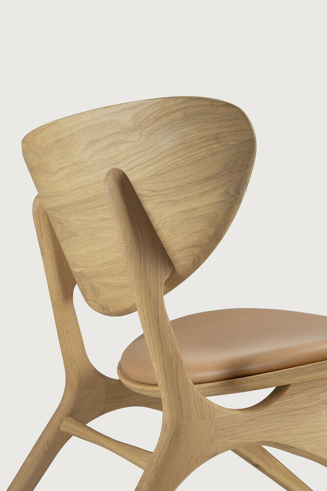 Ethnicraft Oak Eye lounge chair Leather