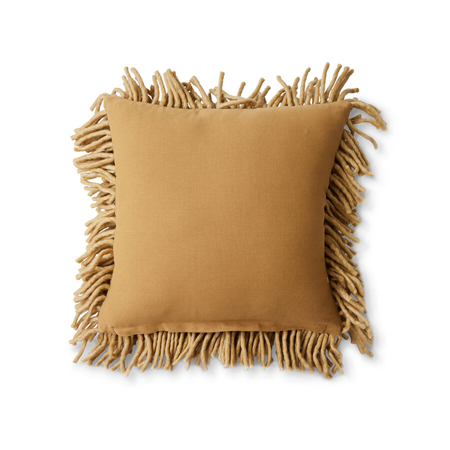 HKLIVING Rugged Woolen Cushion Olive