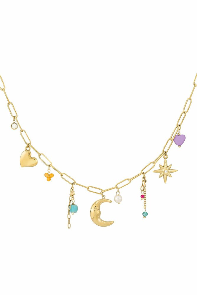 Joy's Label Love you to the moon &amp; back ketting