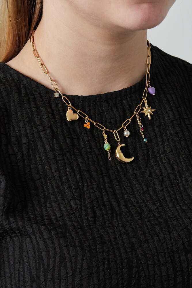 Joy's Label Love you to the moon &amp; back ketting
