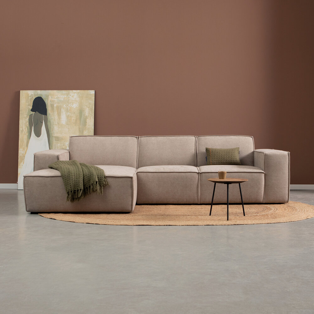 Pepp Interiors Play Bank Chaise Longue Links in stof Tesla 2003