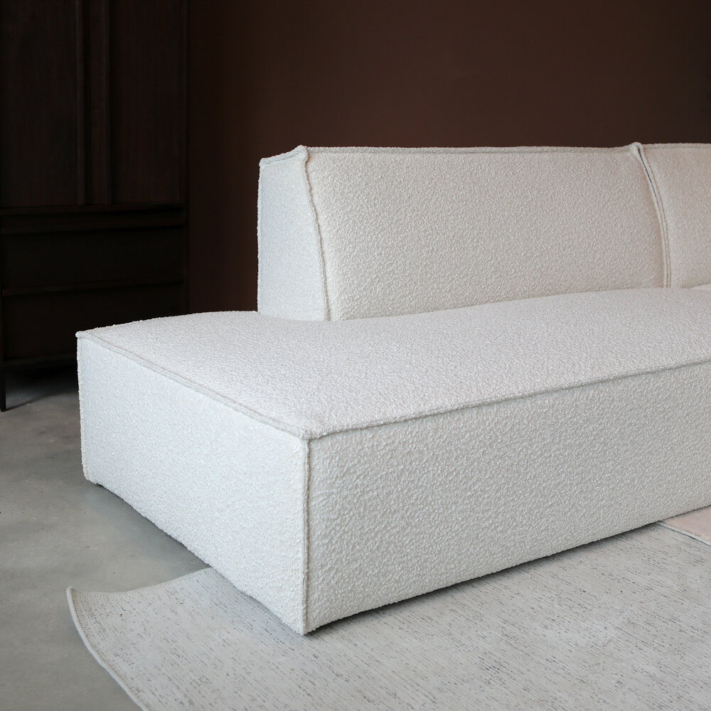 Pepp Interiors Enzo met chaise longue rechts Enzo Legend 2 Naturel