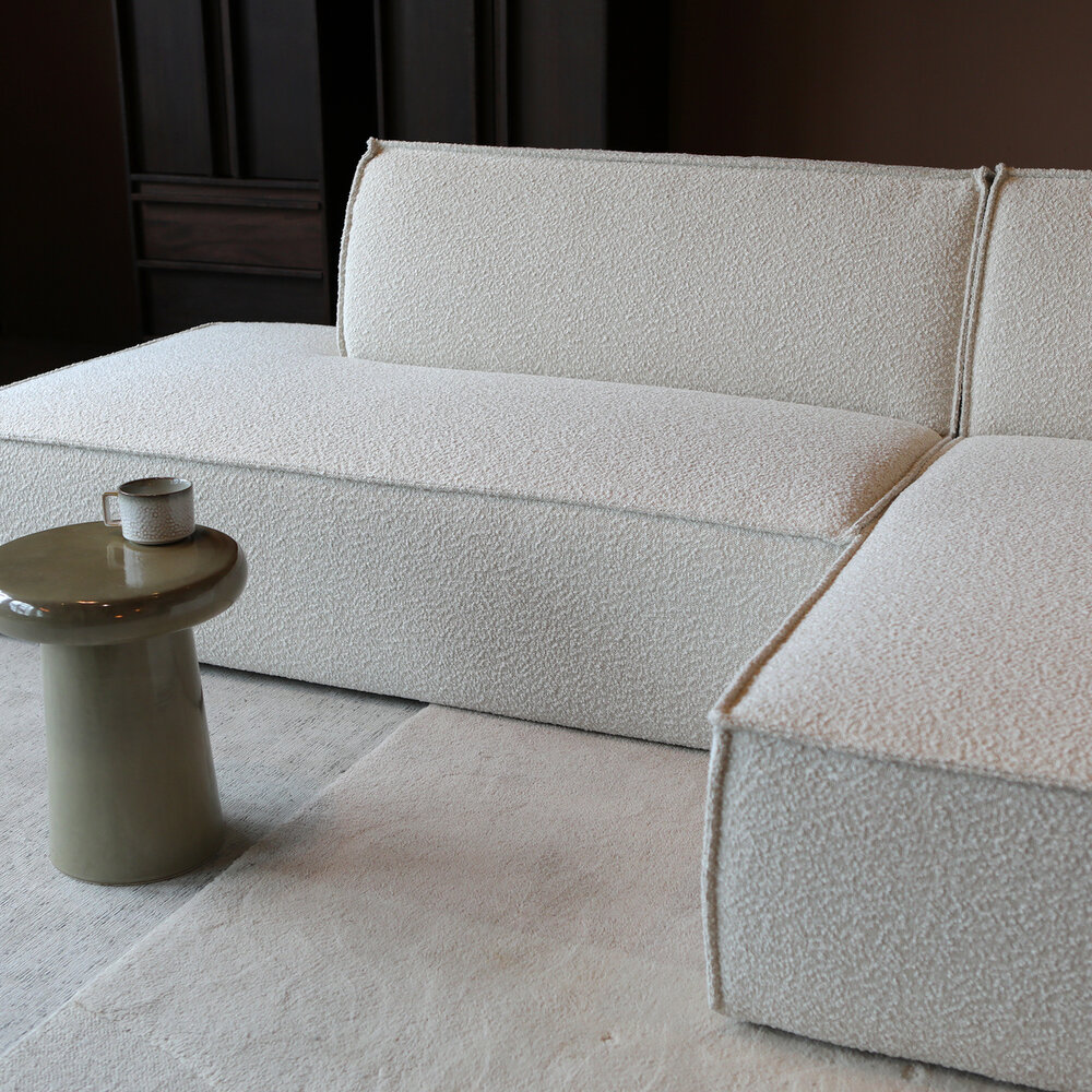 Pepp Interiors Enzo met chaise longue rechts Enzo Legend 2 Naturel