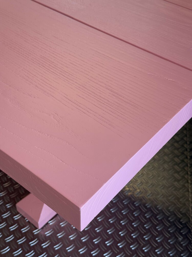 HKLIVING Forma Dining Table Very Pink 280cm