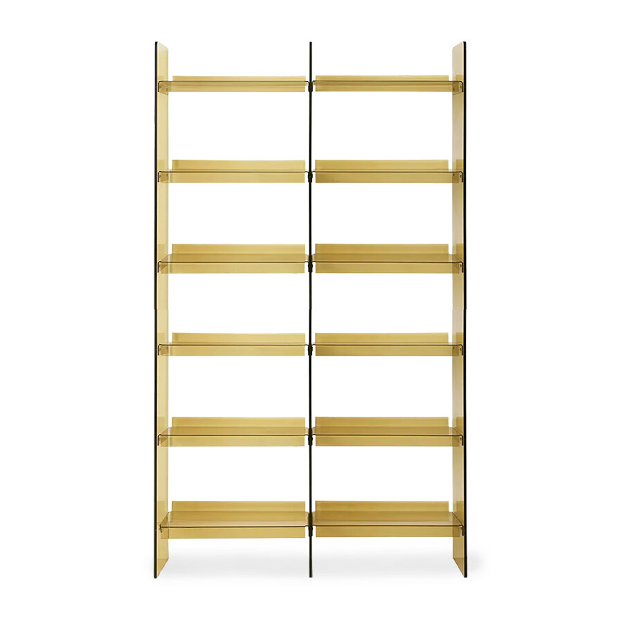 HKLIVING Acrylic cabinet olive green 240cm small and high