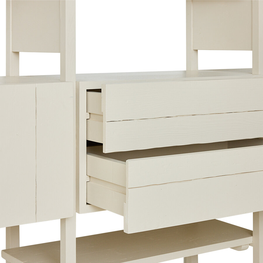 HKLIVING Raw wood cabinet cream