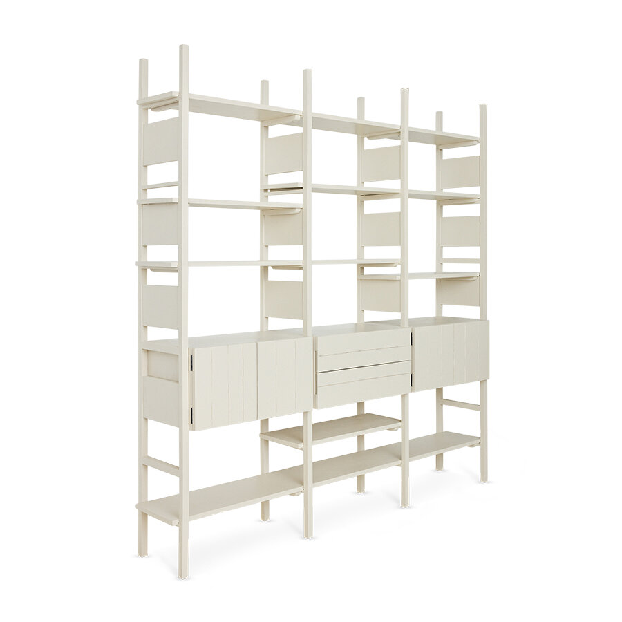HKLIVING Raw wood cabinet cream