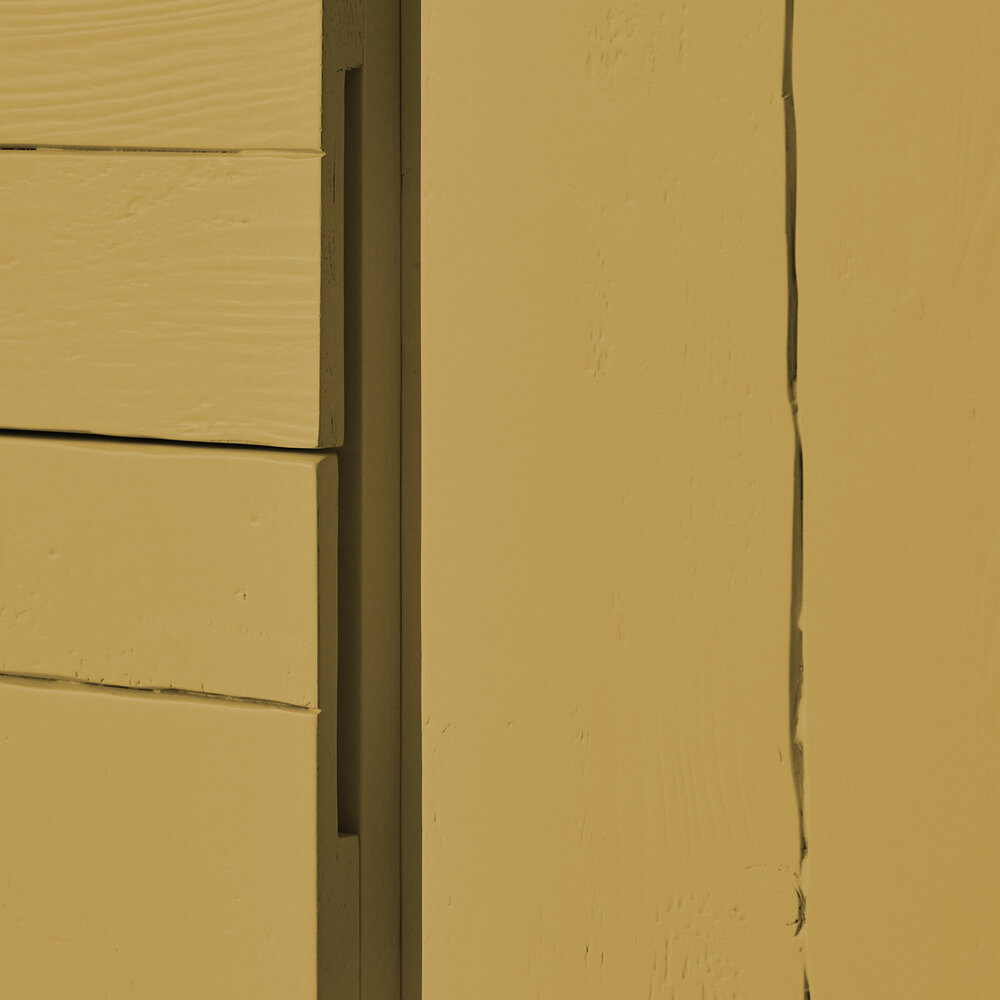 HKLIVING Raw wood cabinet mustard