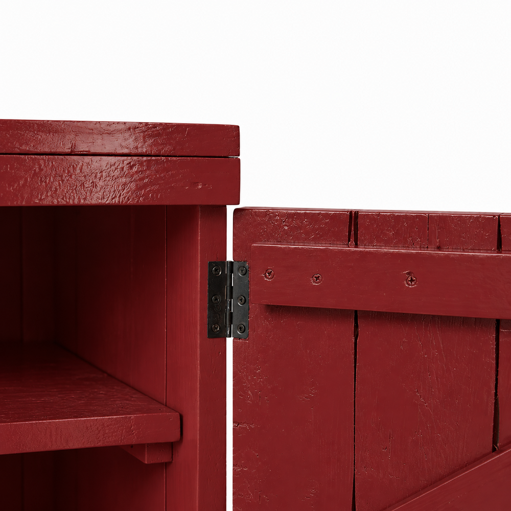 HKLIVING Raw lowboard burgundy (gloss)