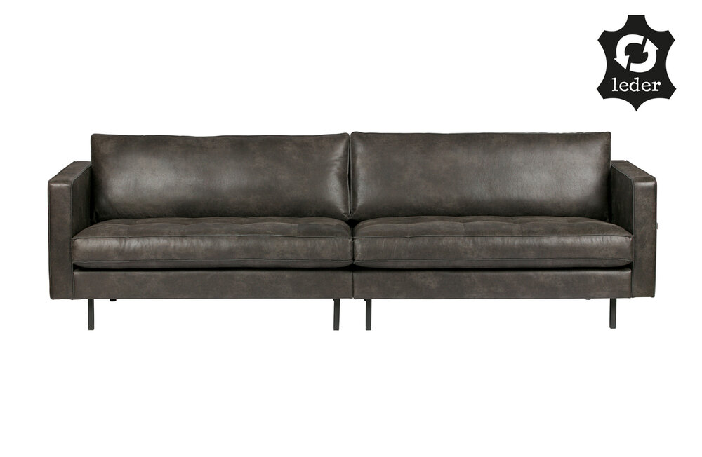 WOOOD Premium Rodeo classic 3 zits Bank Zwart 