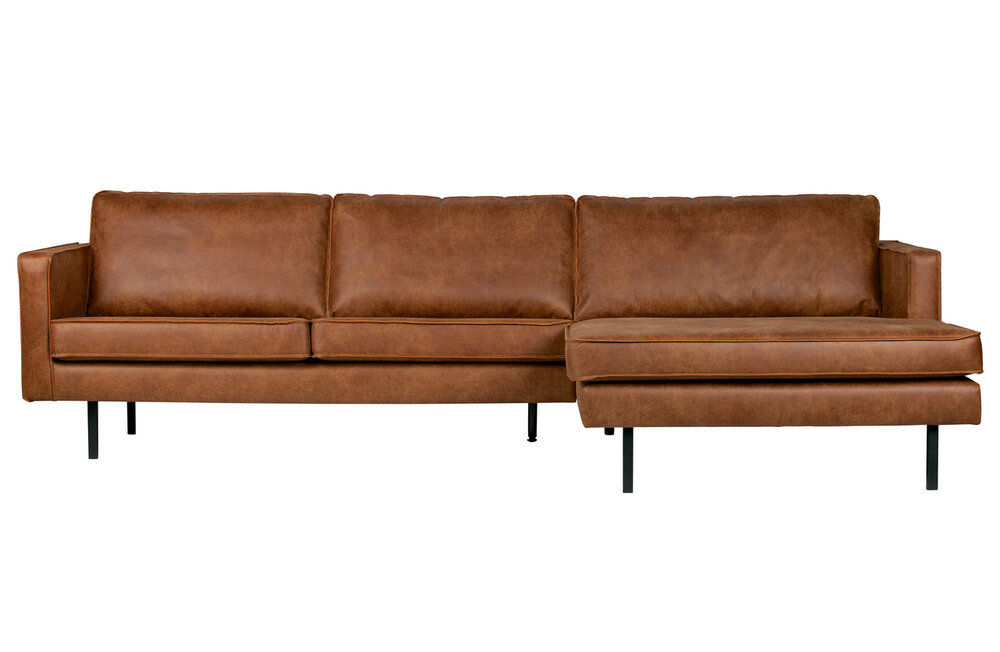 WOOOD Premium Rodeo chaise longue bank rechts cognac