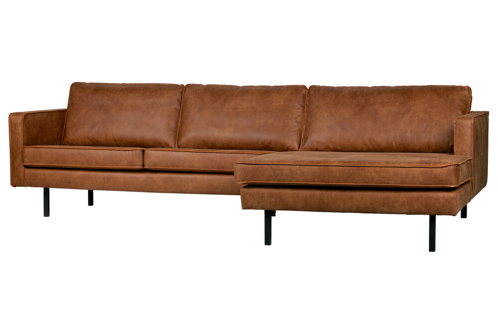 WOOOD Premium Rodeo chaise longue bank rechts cognac
