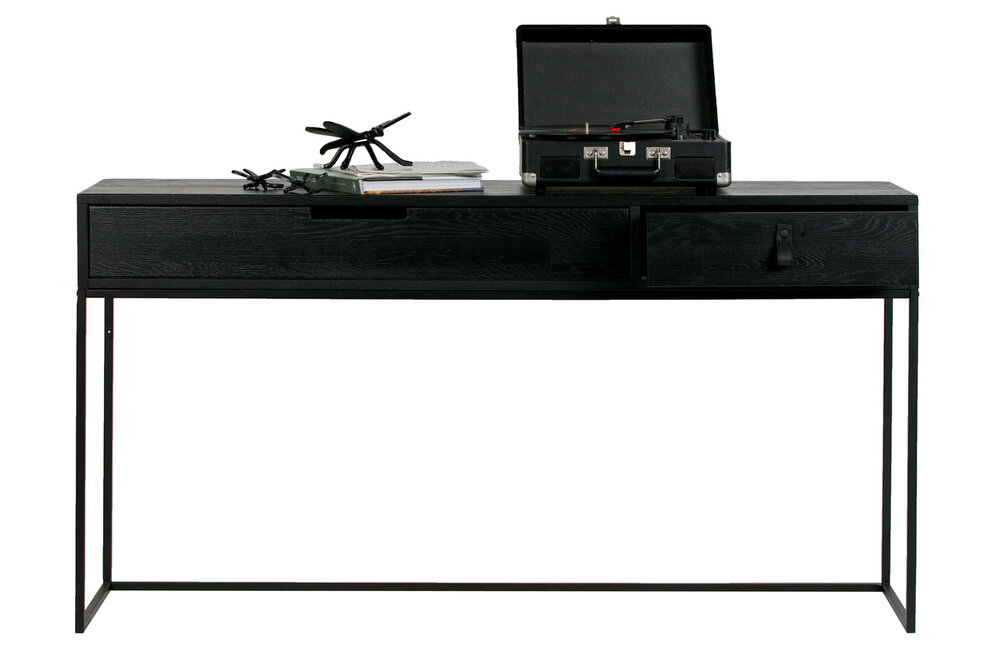WOOOD Essentials Silas sidetable black night geborsteld