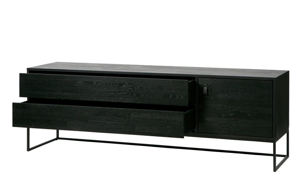 WOOOD Essentials Silas tv meubel black night