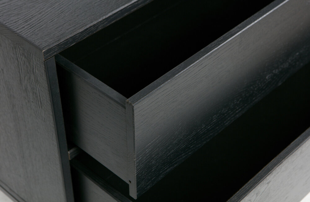 WOOOD Essentials Silas tv meubel black night